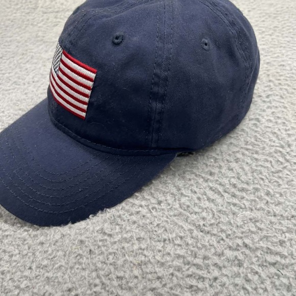 Flag Hat Cap Mens One Size Strapback Patriats Patriotic USA Stars Stripes - Picture 4 of 10